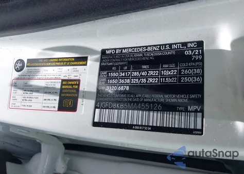 2021 Mercedes-Benz Amg Gle 63 Coupe S 4Matic from USA, damaged, VIN 4JGFD8KB5MA455126